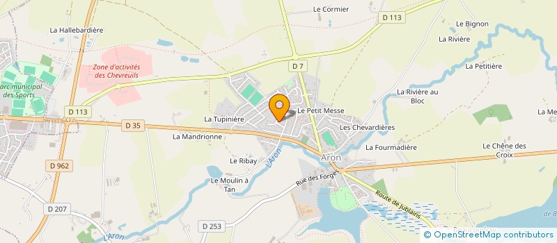 localisation de l'entreprise MONSIEUR GILBERT GIRAULT  ARON