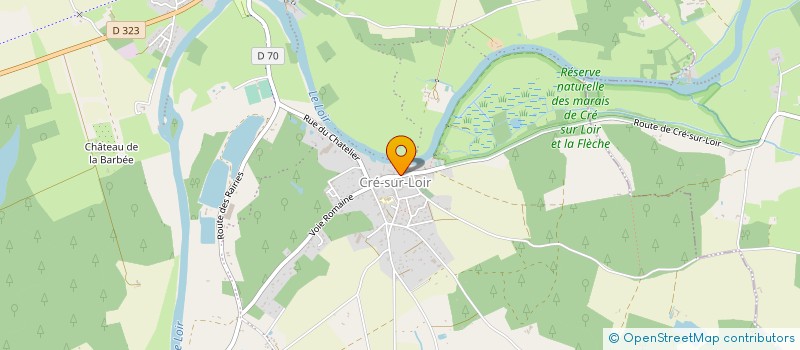 localisation de l'entreprise MONSIEUR GILBERT GIRAUX à BAZOUGES CRE SUR LOIR