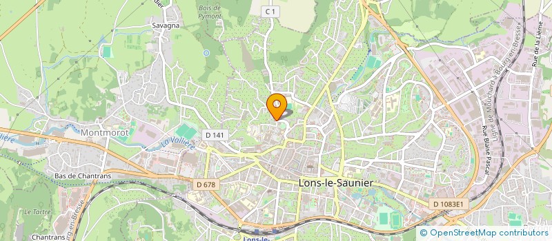 localisation de l'entreprise MONSIEUR GILBERT GIROD  LONS-LE-SAUNIER