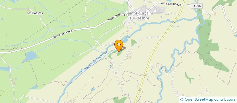 localisation de l'entreprise MONSIEUR GILBERT GIROUX  SAINT-POURCAIN-SUR-BESBRE