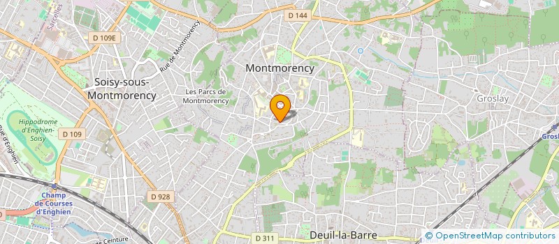 localisation de l'entreprise MONSIEUR GILBERT GOBERT  MONTMORENCY