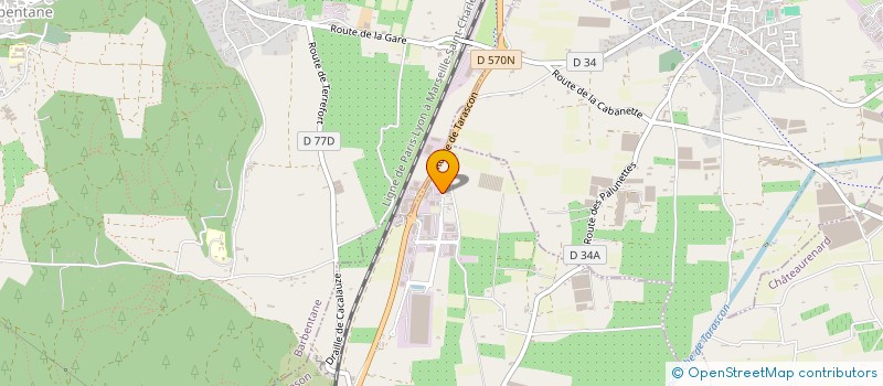 localisation de l'entreprise MONSIEUR GILBERT GONNET  GRAVESON