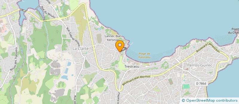 localisation de l'entreprise MONSIEUR GILBERT GOUDIGAN à PERROS-GUIREC