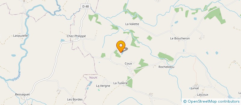 localisation de l'entreprise MONSIEUR GILBERT GOULMOT  VAL D'ISSOIRE