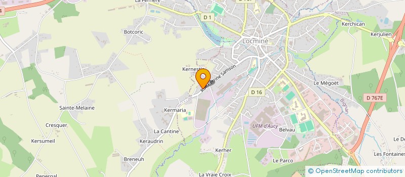 localisation de l'entreprise MONSIEUR GILBERT GRANSART à LOCMINE