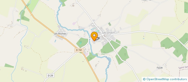 localisation de l'entreprise MONSIEUR GILBERT GRATIEN  SAINT-SECONDIN