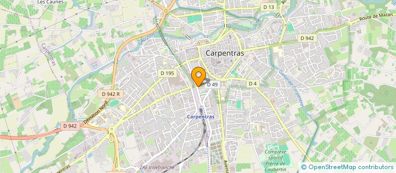 localisation de l'entreprise MONSIEUR GILBERT GRIMAUD  CARPENTRAS