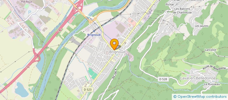 localisation de l'entreprise MONSIEUR GILBERT GROS  VILLARD-BONNOT