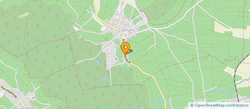 localisation de l'entreprise MONSIEUR GILBERT GUE à CRAMANT