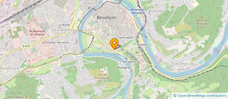 localisation de l'entreprise MONSIEUR GILBERT GUERIN à BESANCON