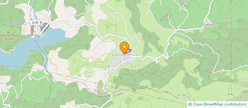 localisation de l'entreprise MONSIEUR GILBERT GUERNET  CASSAGNES
