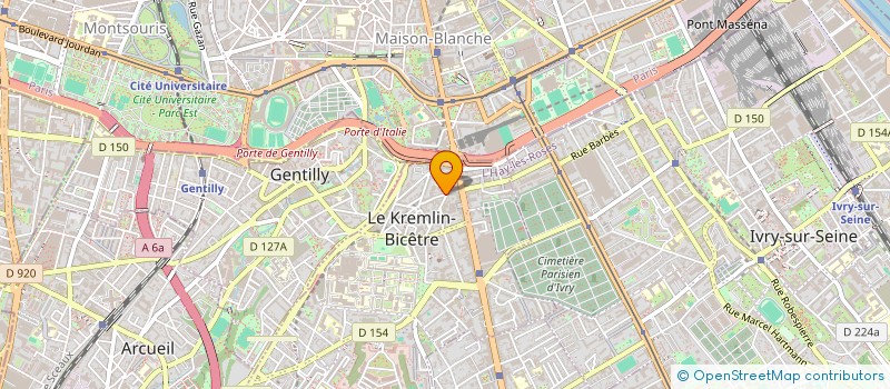 localisation de l'entreprise MONSIEUR GILBERT GUIDIER à LE KREMLIN-BICETRE