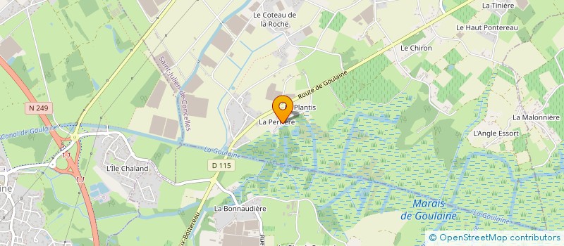 localisation de l'entreprise MONSIEUR GILBERT GUILLET à SAINT-JULIEN-DE-CONCELLES