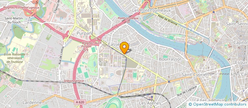 localisation de l'entreprise MONSIEUR GILBERT HABIRE à TOULOUSE