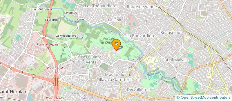 localisation de l'entreprise MONSIEUR GILBERT HAMON  SAINT-HERBLAIN