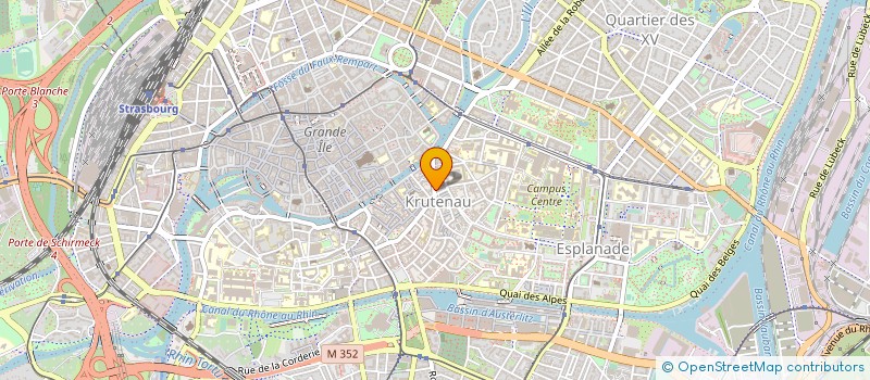 localisation de l'entreprise MONSIEUR GILBERT HANGEN à STRASBOURG