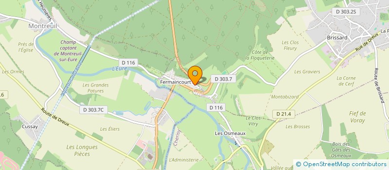 localisation de l'entreprise MONSIEUR GILBERT HARZO à CHERISY