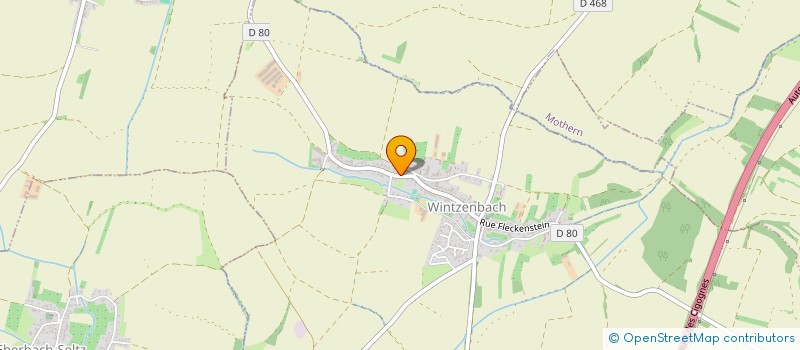 localisation de l'entreprise MONSIEUR GILBERT HEINTZELMANN  WINTZENBACH