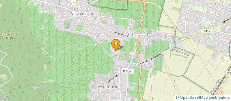 localisation de l'entreprise MONSIEUR GILBERT HESSNER  WINTZENHEIM