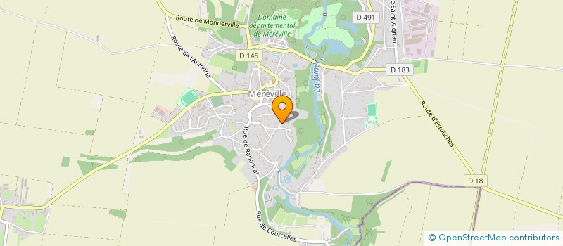 localisation de l'entreprise MONSIEUR GILBERT HOUILLON  LE MEREVILLOIS