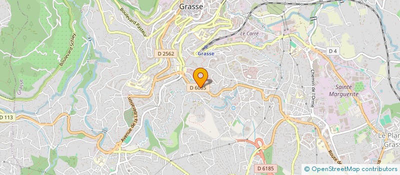 localisation de l'entreprise MONSIEUR GILBERT HUGUES à GRASSE