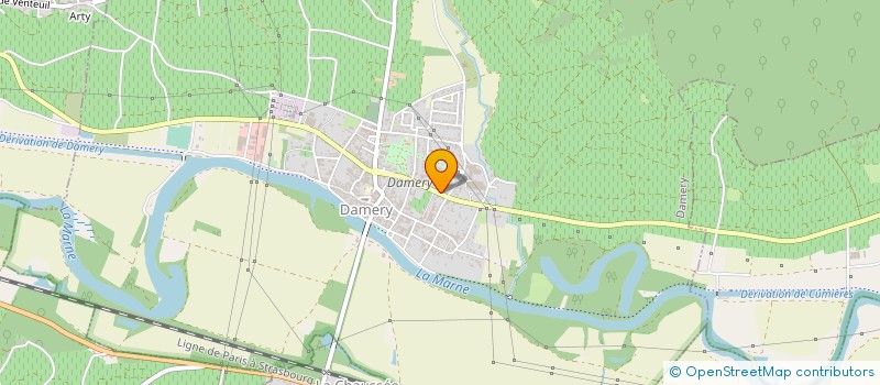 localisation de l'entreprise MONSIEUR GILBERT HUSSON  DAMERY