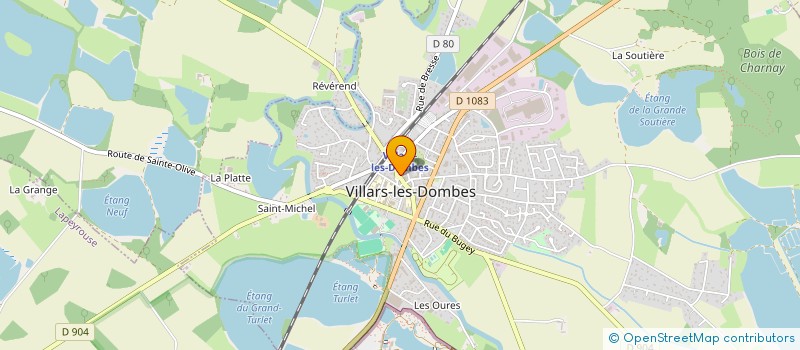 localisation de l'entreprise MONSIEUR GILBERT INDIVISION BOUVEYRON B B B à VILLARS-LES-DOMBES