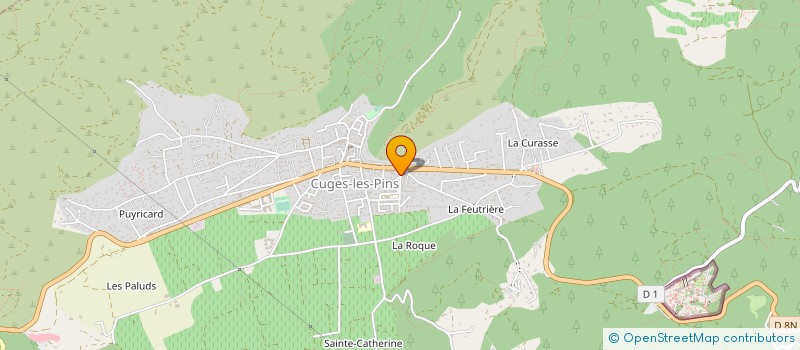 localisation de l'entreprise MONSIEUR GILBERT ITHAMAR à CUGES-LES-PINS