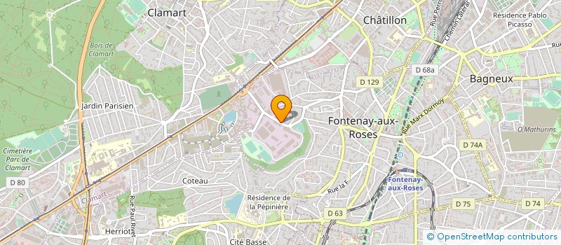 localisation de l'entreprise MONSIEUR GILBERT JAMIN à FONTENAY-AUX-ROSES