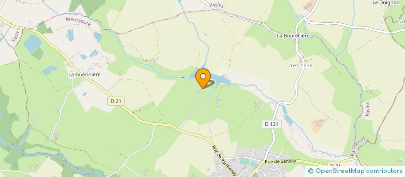 localisation de l'entreprise MONSIEUR GILBERT JAMONEAU  MENIGOUTE