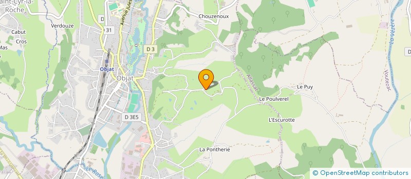 localisation de l'entreprise MONSIEUR GILBERT JAUGEAS  OBJAT