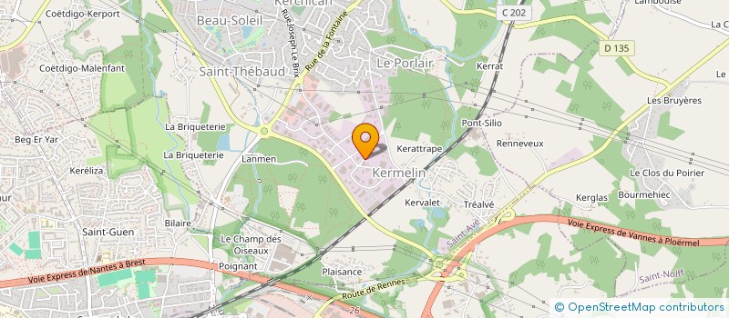 localisation de l'entreprise MONSIEUR GILBERT JEGOUSSE à SAINT-AVE