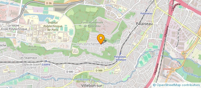 localisation de l'entreprise MONSIEUR GILBERT JODEAU  PALAISEAU