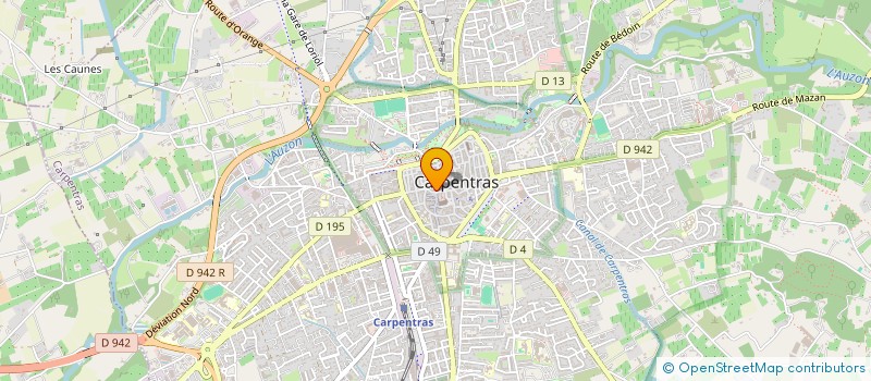 localisation de l'entreprise MONSIEUR GILBERT JOUVAUD  CARPENTRAS