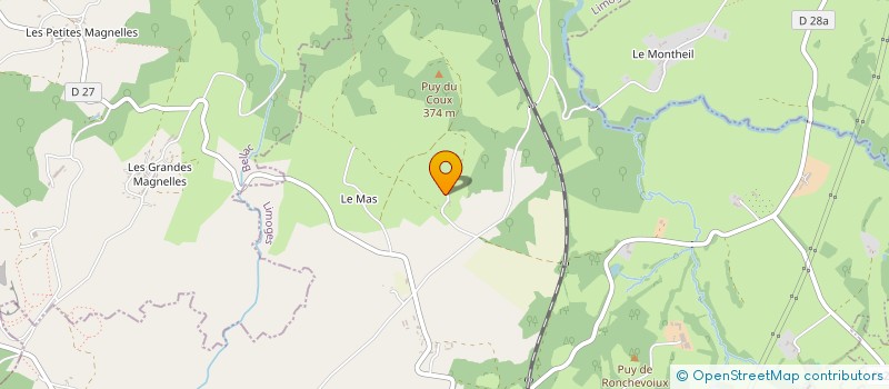 localisation de l'entreprise MONSIEUR GILBERT JUDE  BERSAC-SUR-RIVALIER