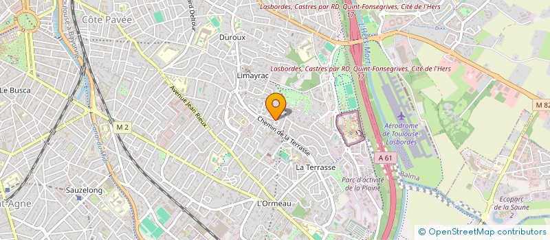 localisation de l'entreprise MONSIEUR GILBERT JUERY à TOULOUSE