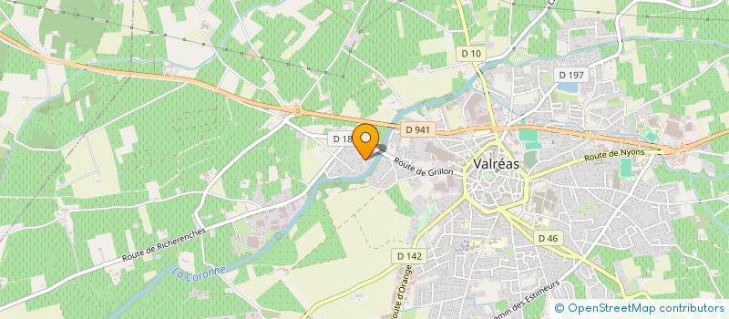 localisation de l'entreprise MONSIEUR GILBERT JUGE à VALREAS