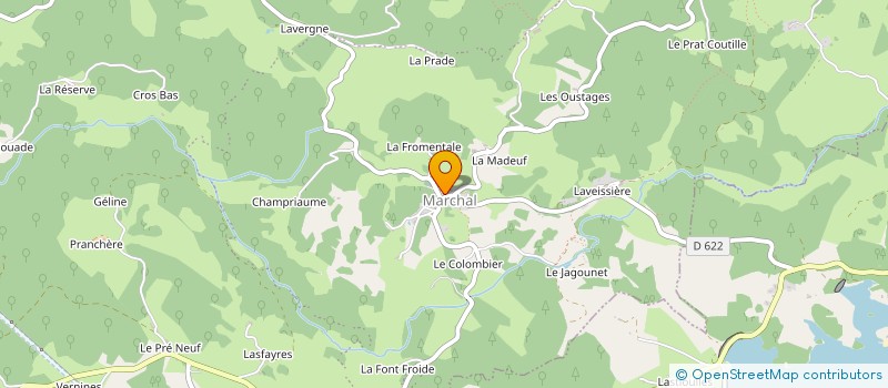 localisation de l'entreprise MONSIEUR GILBERT JUILLARD à CHAMPS-SUR-TARENTAINE-MARCHAL