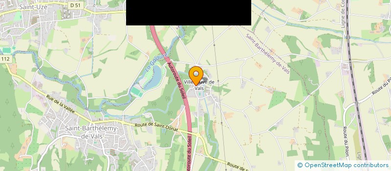 localisation de l'entreprise MONSIEUR GILBERT JUNIQUE  SAINT-BARTHELEMY-DE-VALS