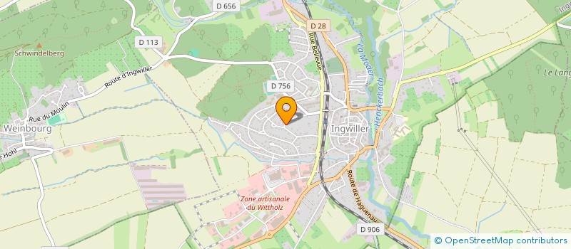 localisation de l'entreprise MONSIEUR GILBERT KESSEL  INGWILLER