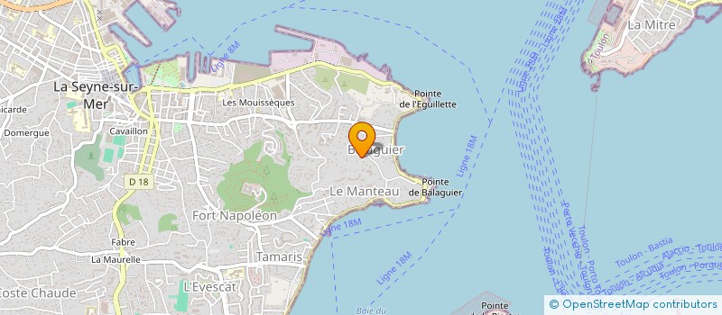 localisation de l'entreprise MONSIEUR GILBERT KLEIN  LA SEYNE SUR MER