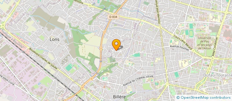 localisation de l'entreprise MONSIEUR GILBERT LABORDE à BILLERE
