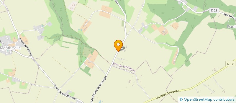 localisation de l'entreprise MONSIEUR GILBERT LACHEVRE  BEC-DE-MORTAGNE