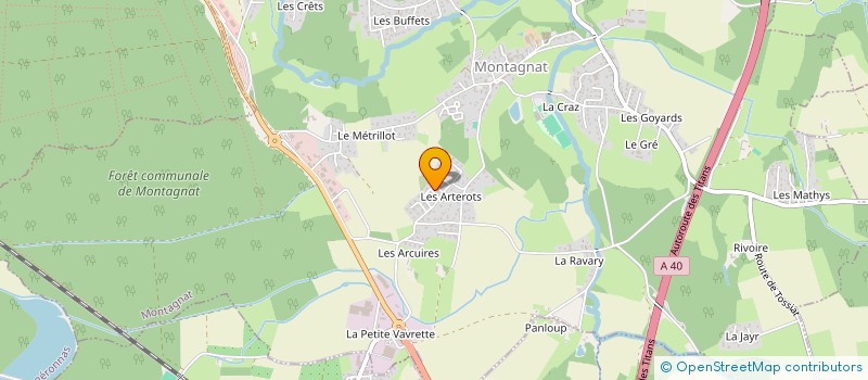 localisation de l'entreprise MONSIEUR GILBERT LACROIX à TOSSIAT