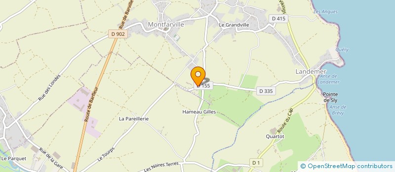 localisation de l'entreprise MONSIEUR GILBERT LAISNE  MONTFARVILLE