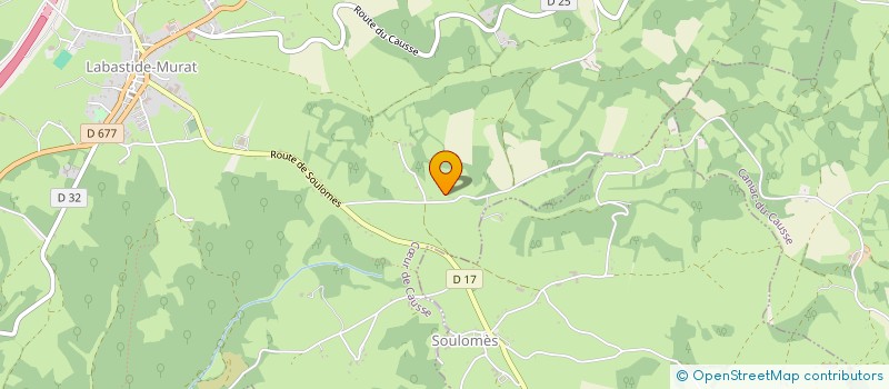 localisation de l'entreprise MONSIEUR GILBERT LAMOTHE  CANIAC-DU-CAUSSE