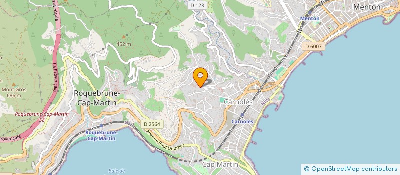 localisation de l'entreprise MONSIEUR GILBERT LANDRA à ROQUEBRUNE-CAP-MARTIN