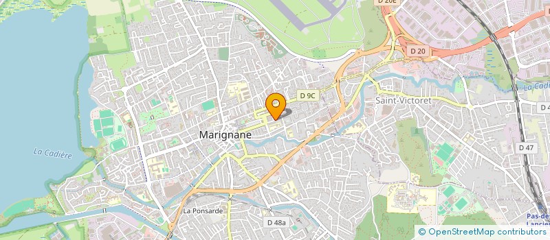 localisation de l'entreprise MONSIEUR GILBERT LANFRANCHI  MARIGNANE