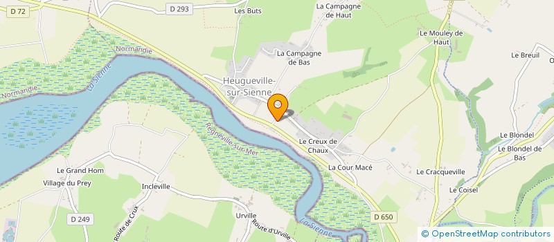 localisation de l'entreprise MONSIEUR GILBERT LANGELIER à HEUGUEVILLE-SUR-SIENNE