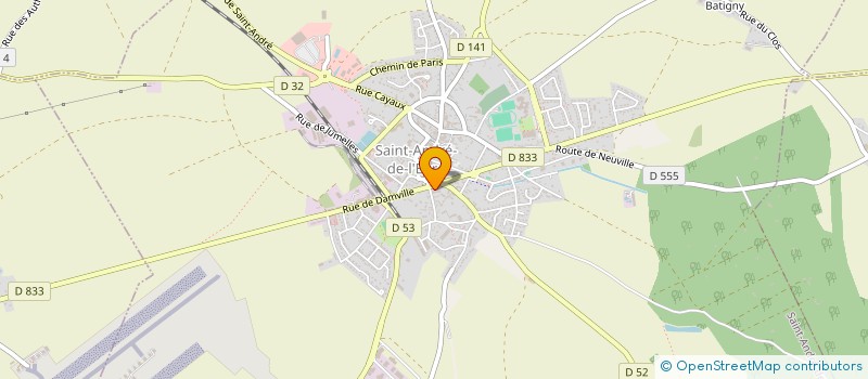 localisation de l'entreprise MONSIEUR GILBERT LANGLOIS  COUDRES